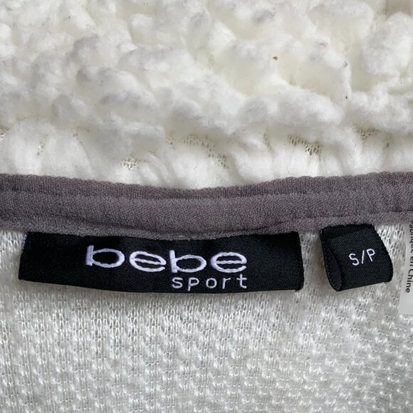 Bebe Sport Faux Shearling Jacket Sz S - Picture 13 of 14